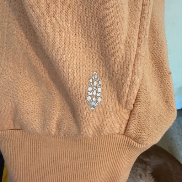 FP Movement North Shore Boho Hoodie Orange - Picture 5 of 14